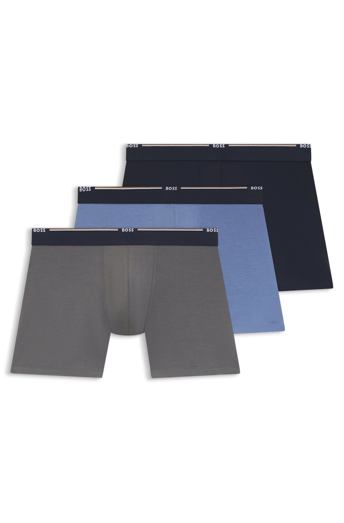 BOSS 3-Pack Bamboo Blend Boxer Briefs 50534503-988 front pack