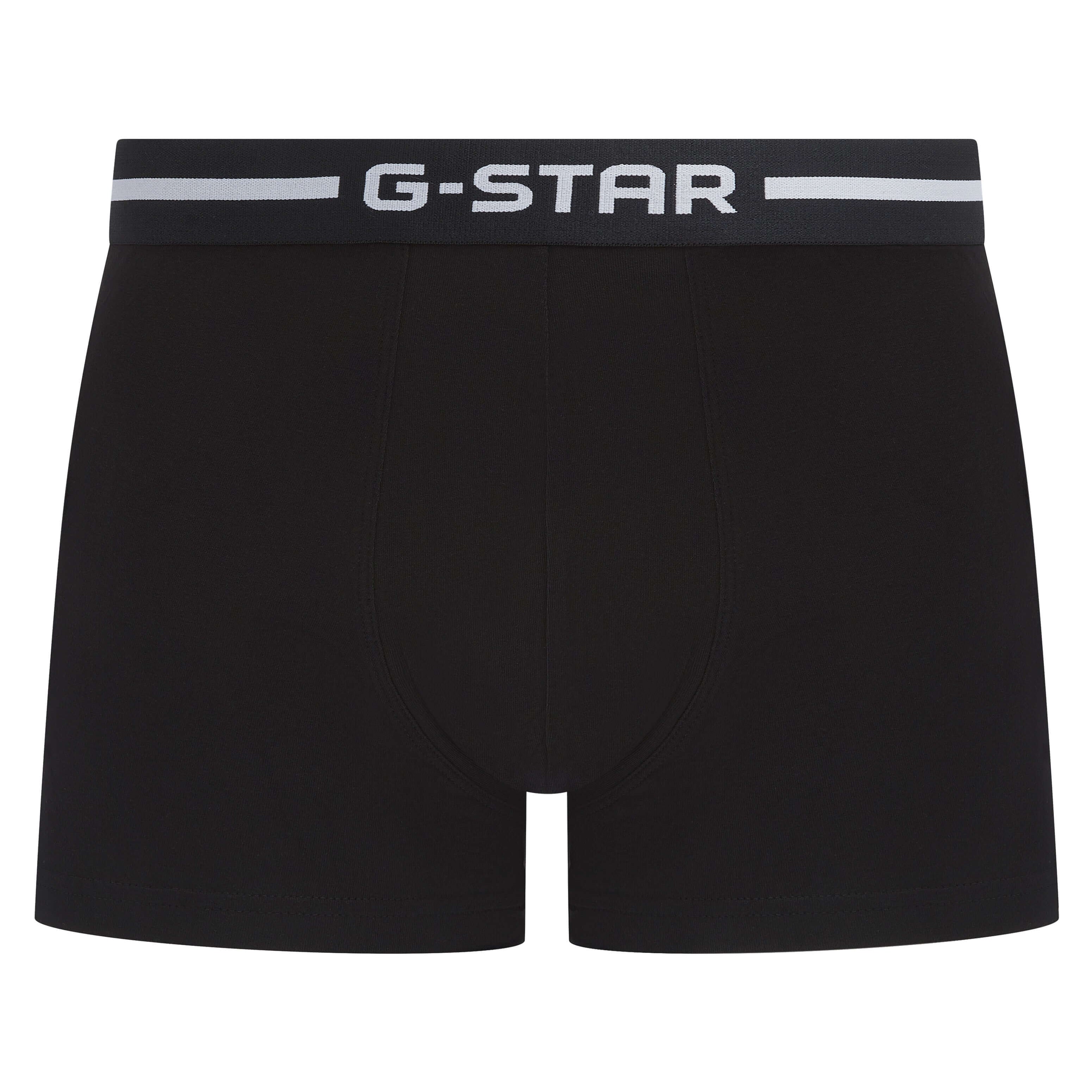 G-Star Men’s 5 Pack Cotton Stretch Trunks – Black