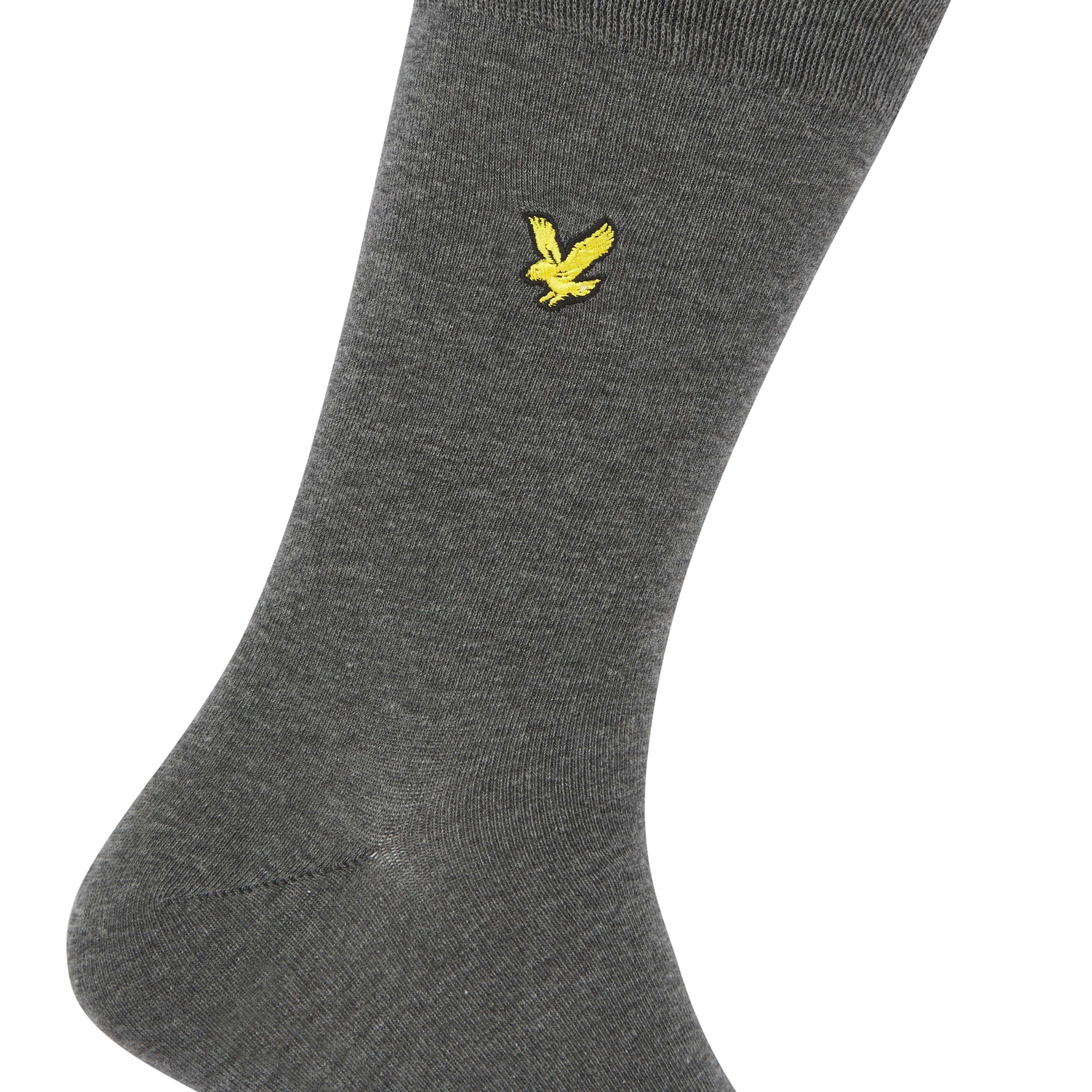Lyle & Scott 3 Pack Argyle Hewie Crew Socks - Argyle/Ivy/Grey