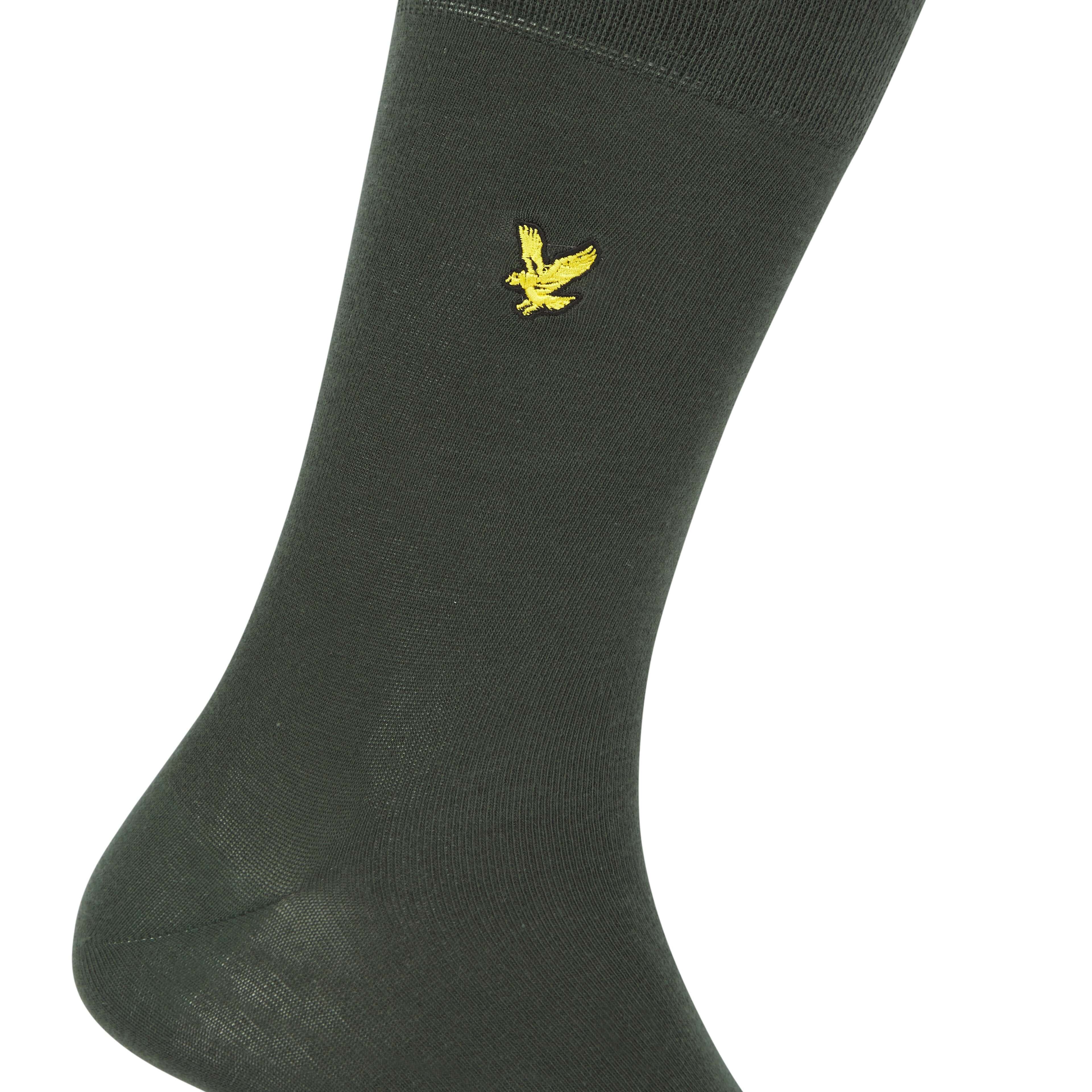 Lyle & Scott 3 Pack Argyle Hewie Crew Socks - Argyle/Ivy/Grey