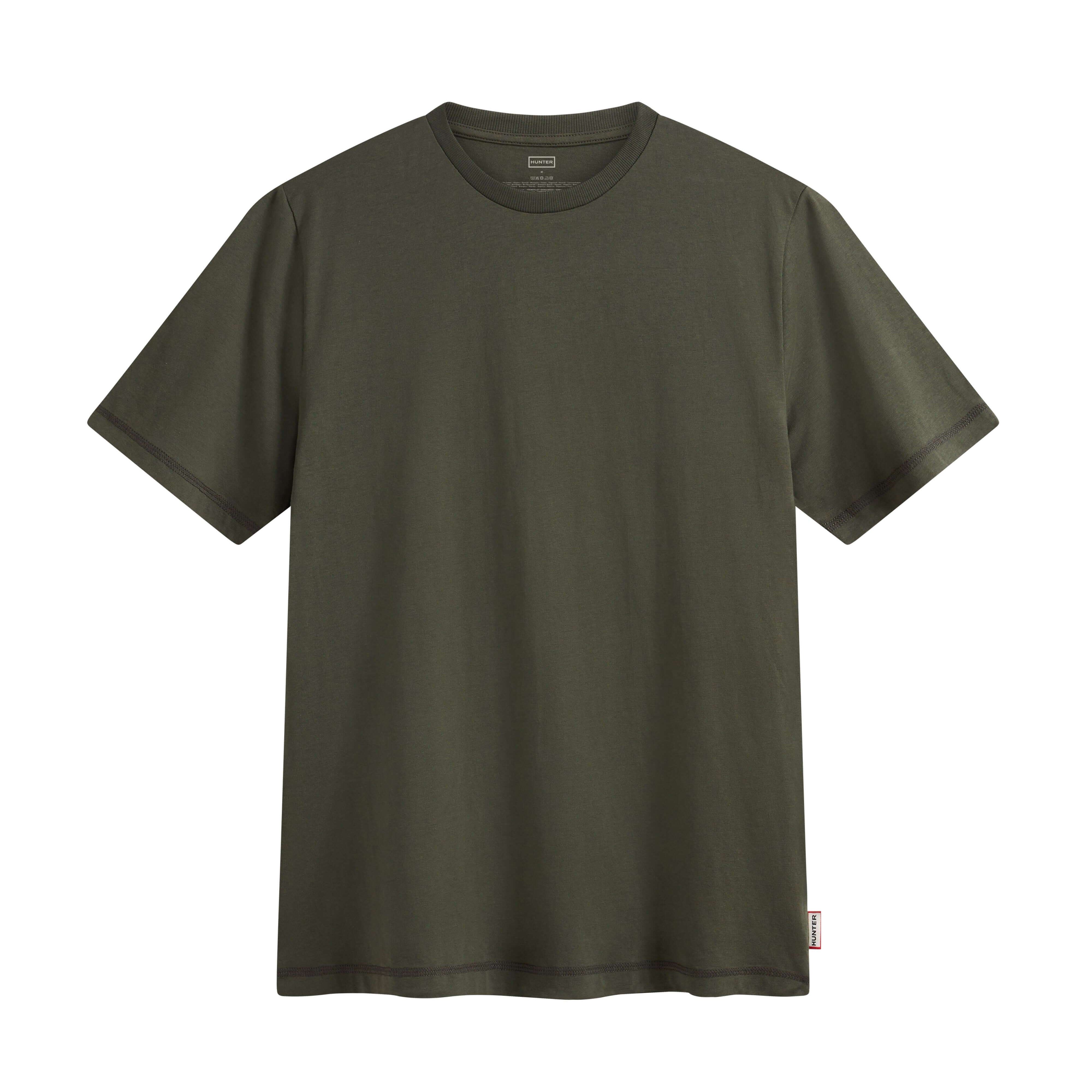 Hunter Men’s 3 Pack Organic Cotton Slim Fit T-Shirts – Green/Night Sky/White