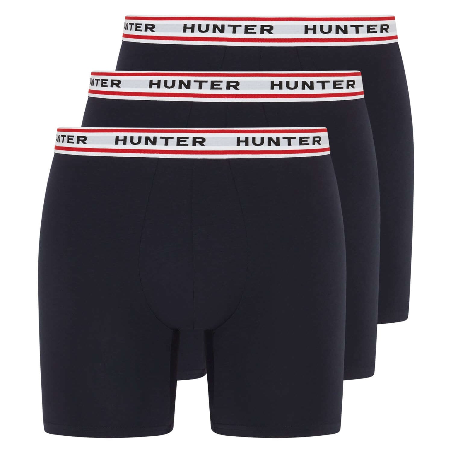 Hunter Men’s 3 Pack Heritage Logo Boxer Briefs – Night Sky