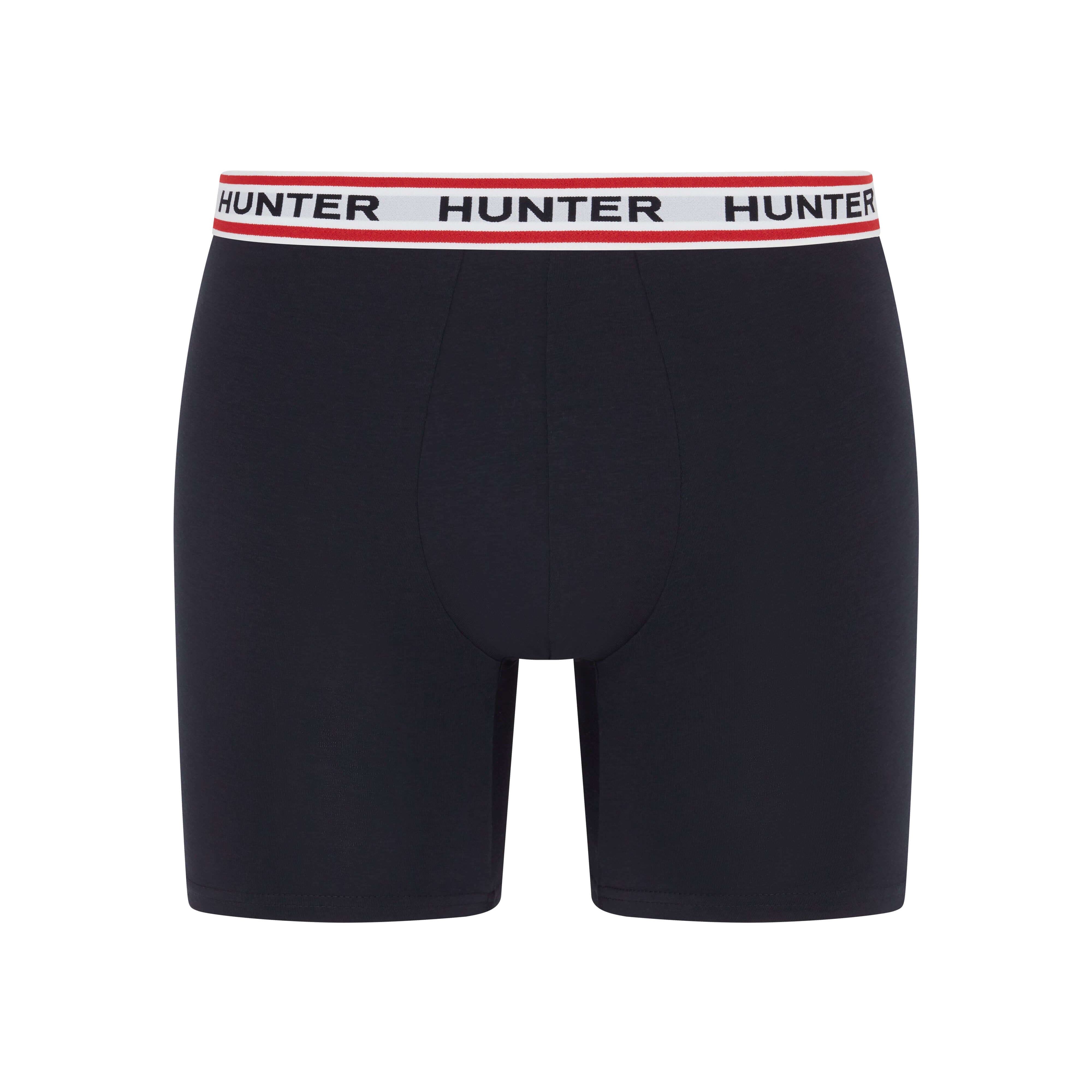 Hunter Men’s 3 Pack Heritage Logo Boxer Briefs – Night Sky
