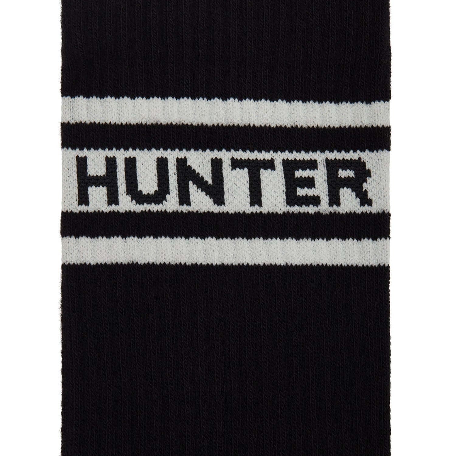 Hunter 3 Pack Organic Cotton Crew Socks – Jet Black / White