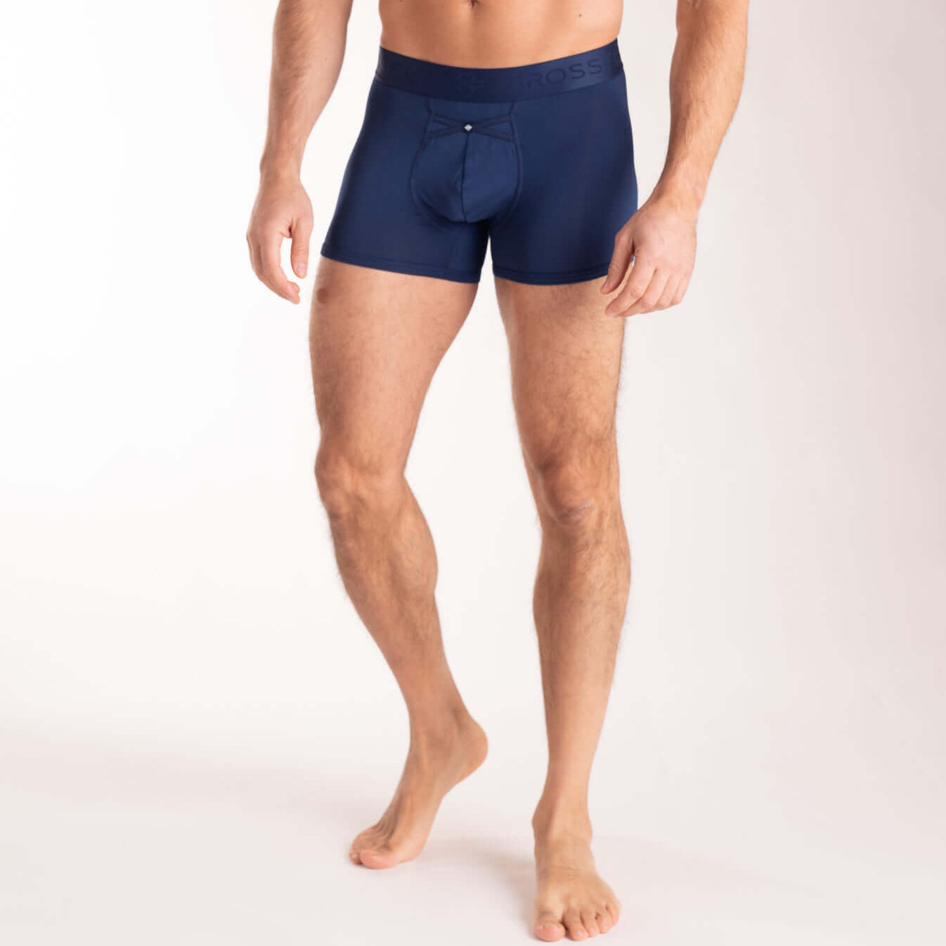 Crossfly Men's IKON Trunks 1-Pack Supersoft Modal - Navy