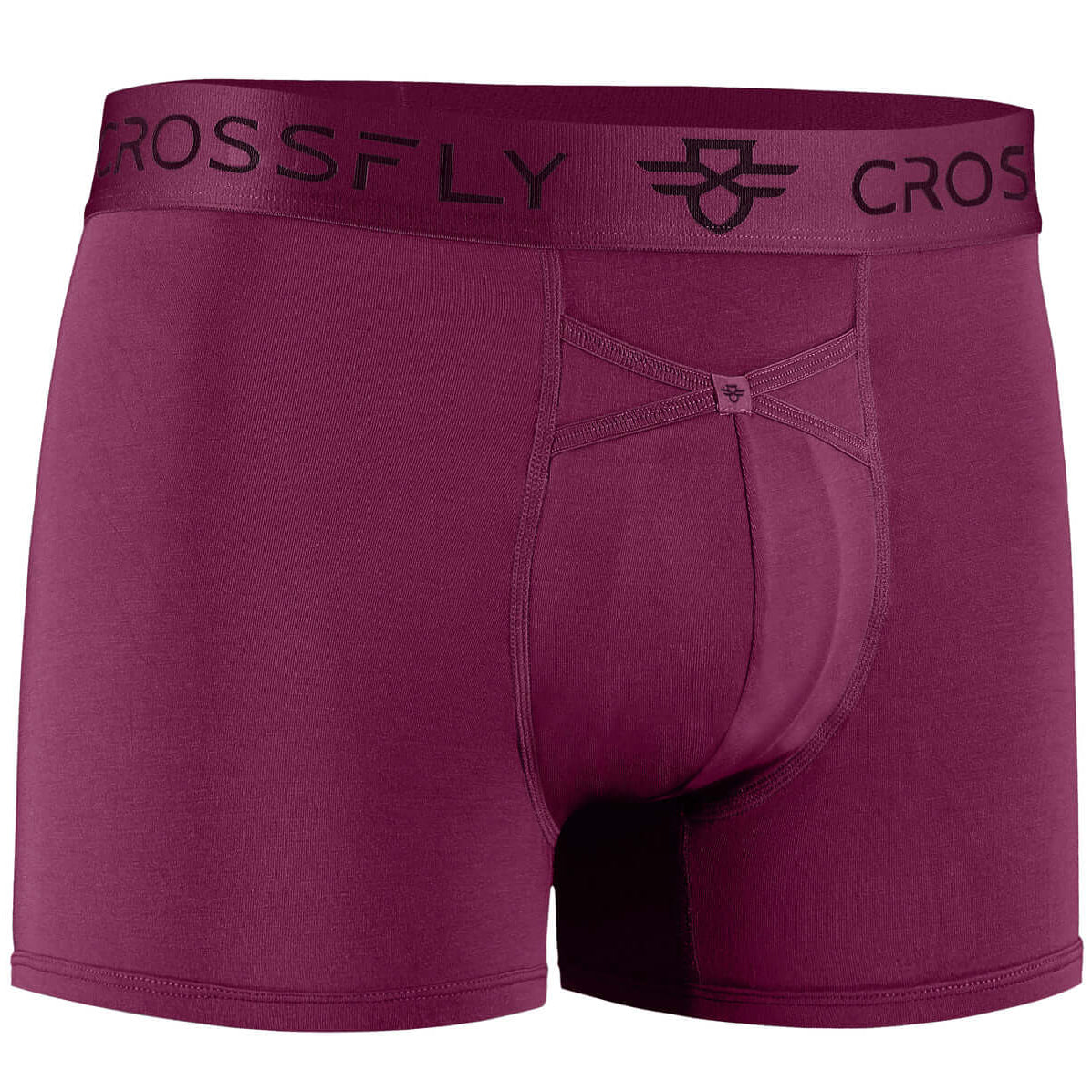 Crossfly Men's IKON Trunks 1-Pack Supersoft Modal - Perfect Plum