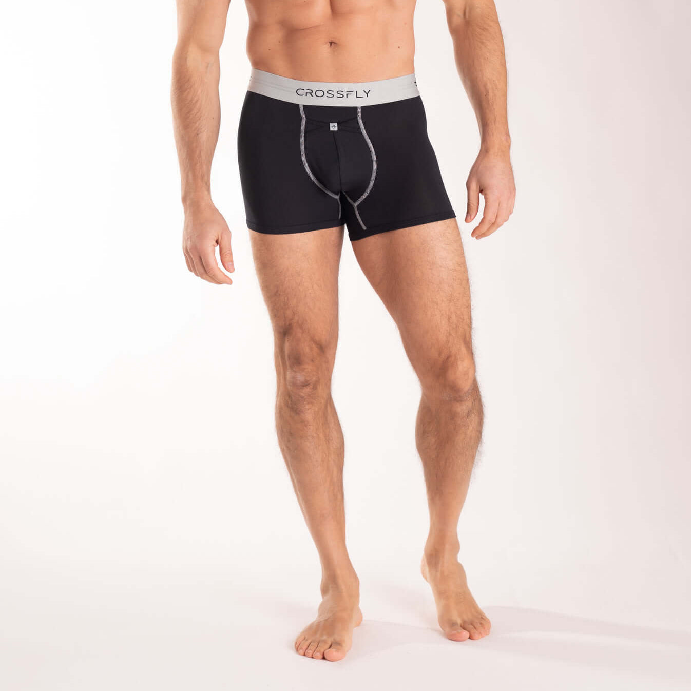 Crossfly 1-Pack Supersoft Modal Trunks – Black (IKON X Style)