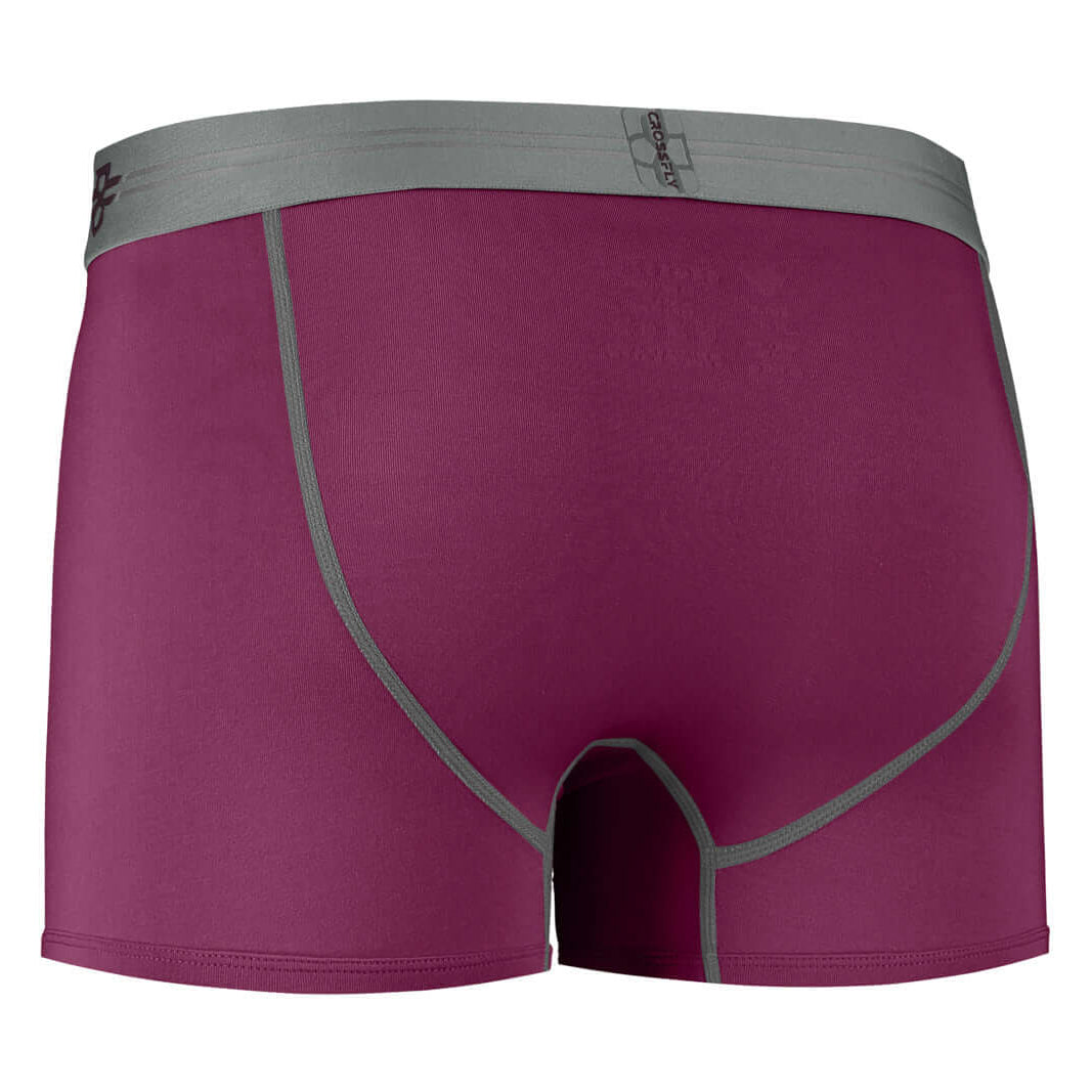 Crossfly 1-Pack Supersoft Modal Trunks – Perfect Plum (IKON X Style)