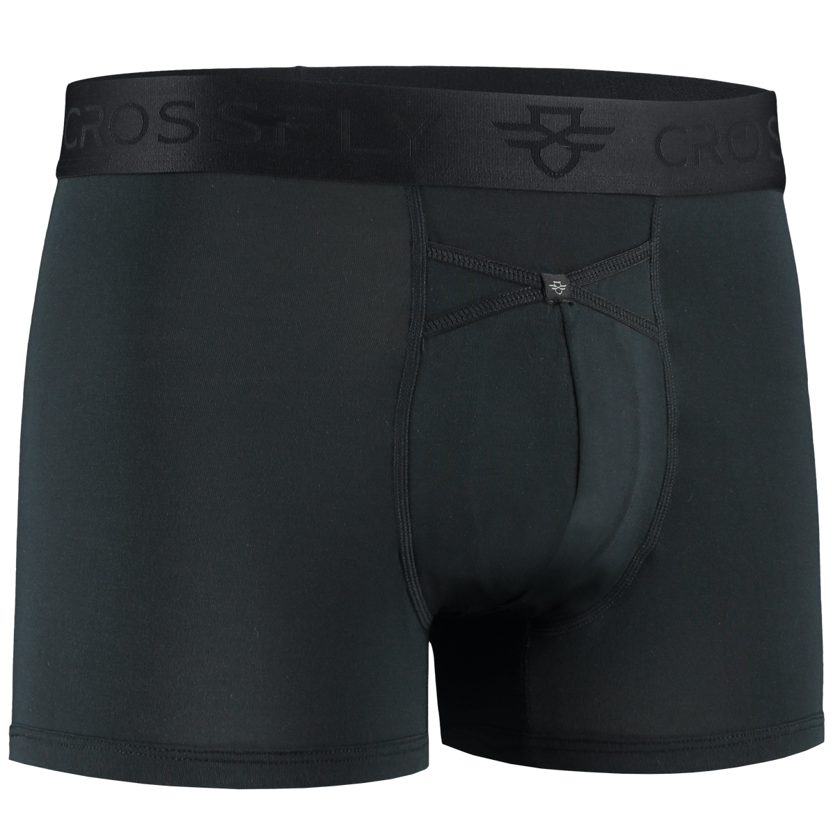 Crossfly Men's IKON Trunks 1-Pack Supersoft Modal -Black