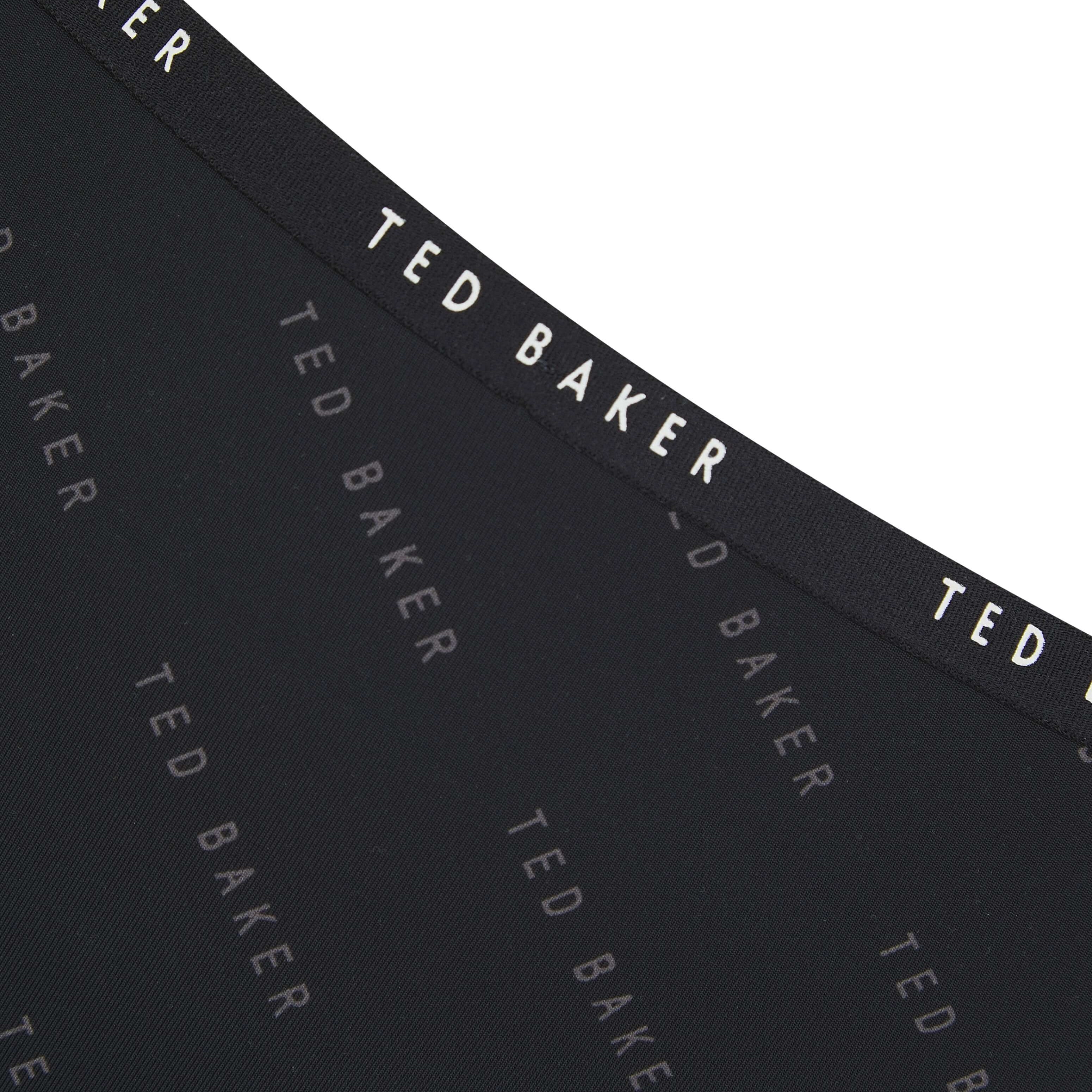 Ted Baker Indie Embossed Women Thongs – 3 Pack White, Irish Cream & Black