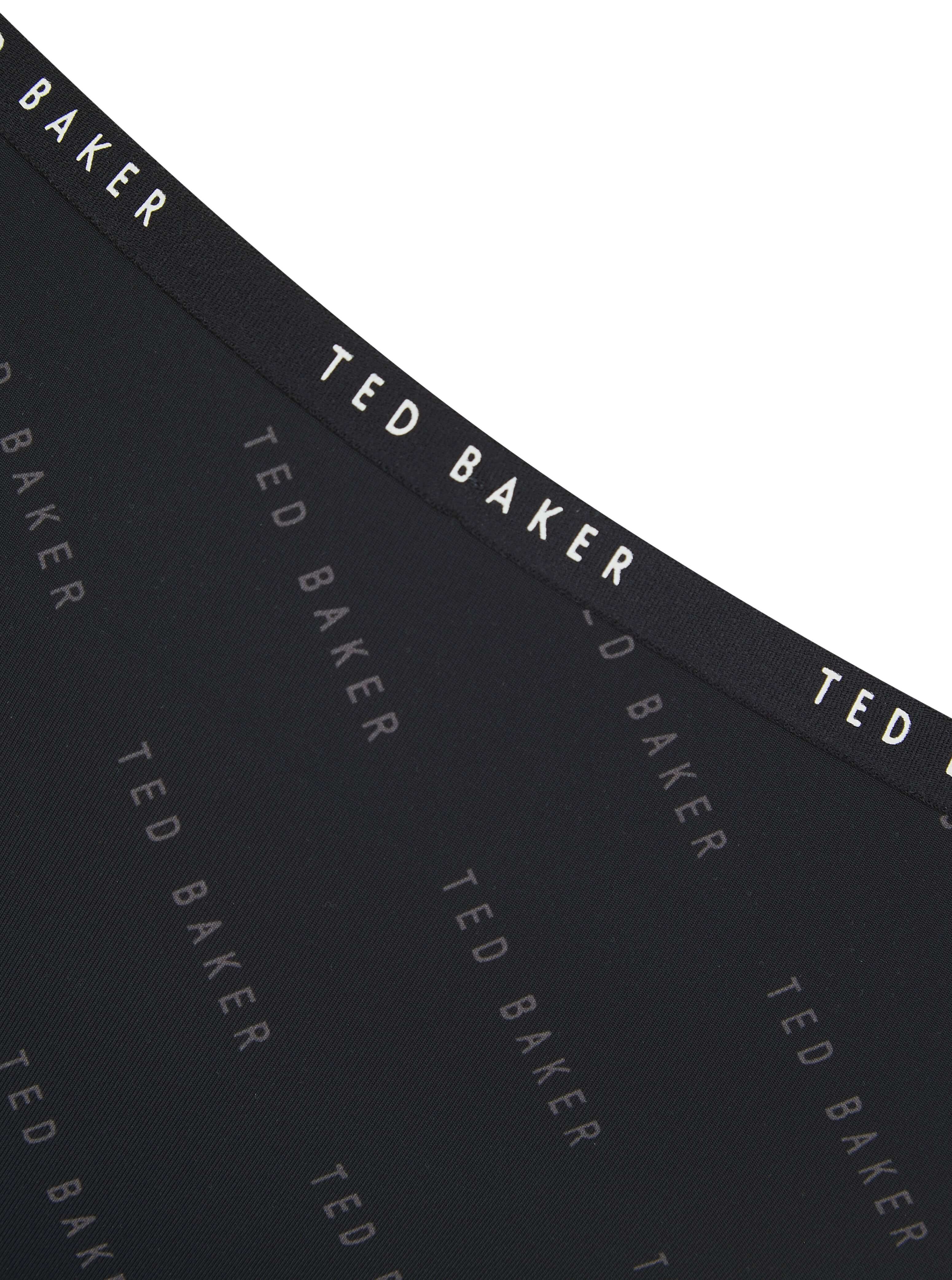 Ted Baker Indie Embossed Women Thongs – 3 Pack White, Irish Cream & Black