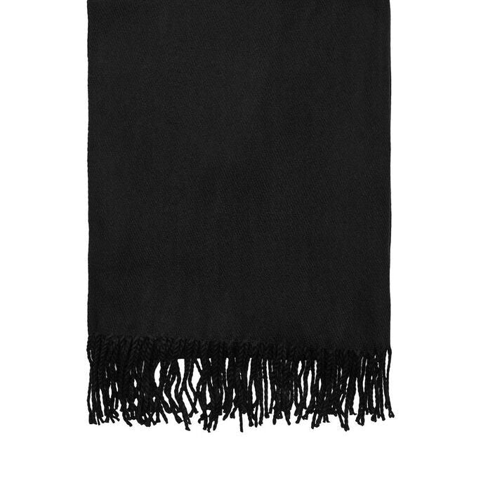 Jack & Jones JACSOLID Black woven scarf lifestyle image - style 12140332
