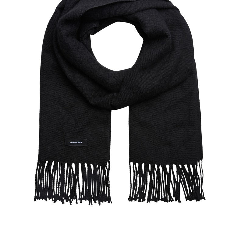 Jack & Jones JACSOLID woven scarf in Black - style 12140332
