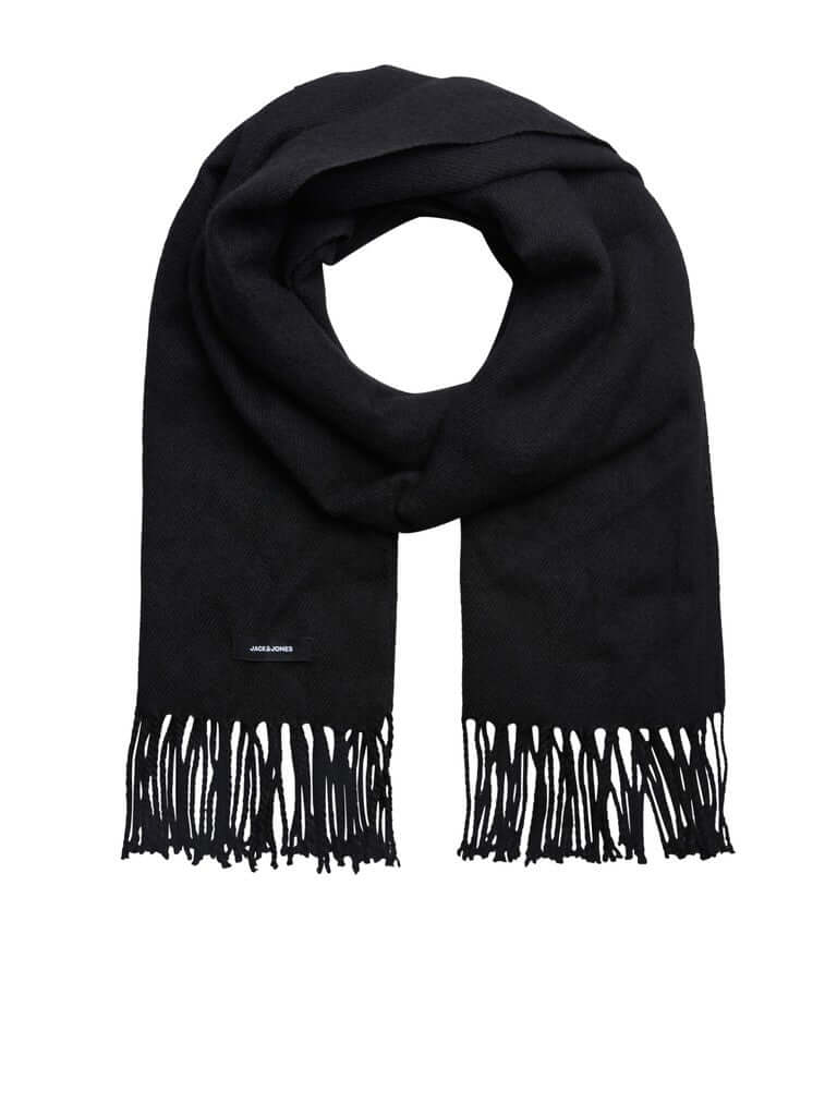 Jack & Jones JACSOLID woven scarf in Black - style 12140332