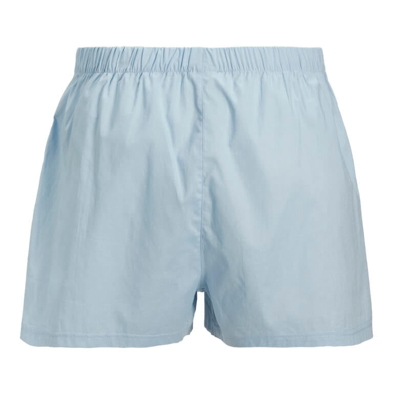 Jack & Jones Jacmilano 3 Pack Woven Boxers 100% Cotton - Chambray/Indigo/Navy