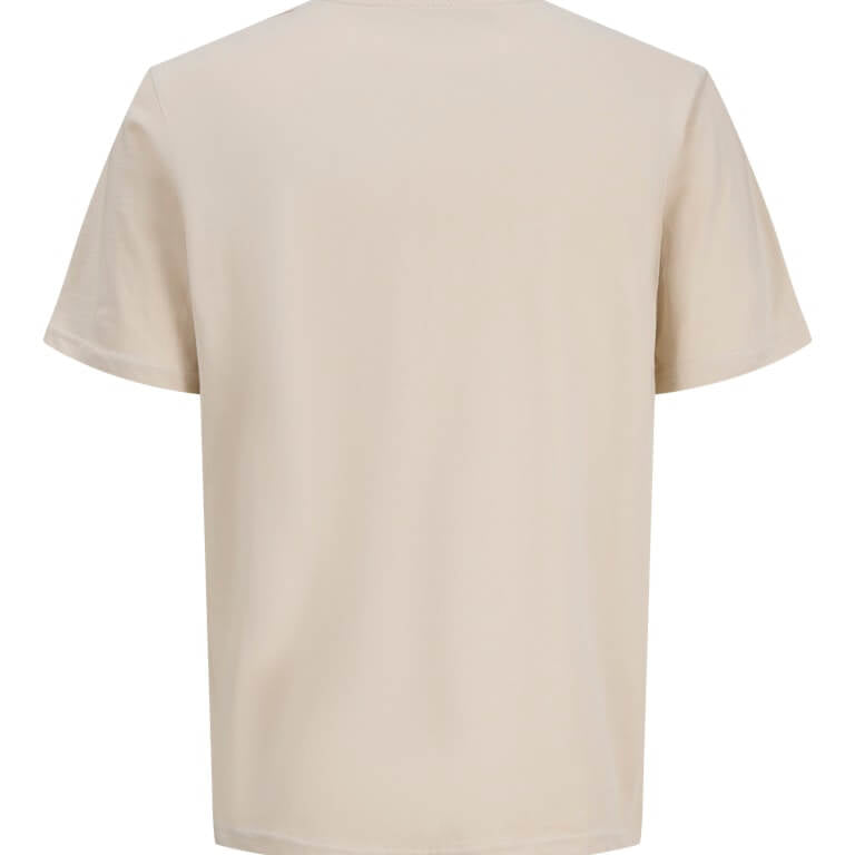 Jack & Jones JORDOWN Crew Neck 100% Cotton T-Shirt - Moonbeam