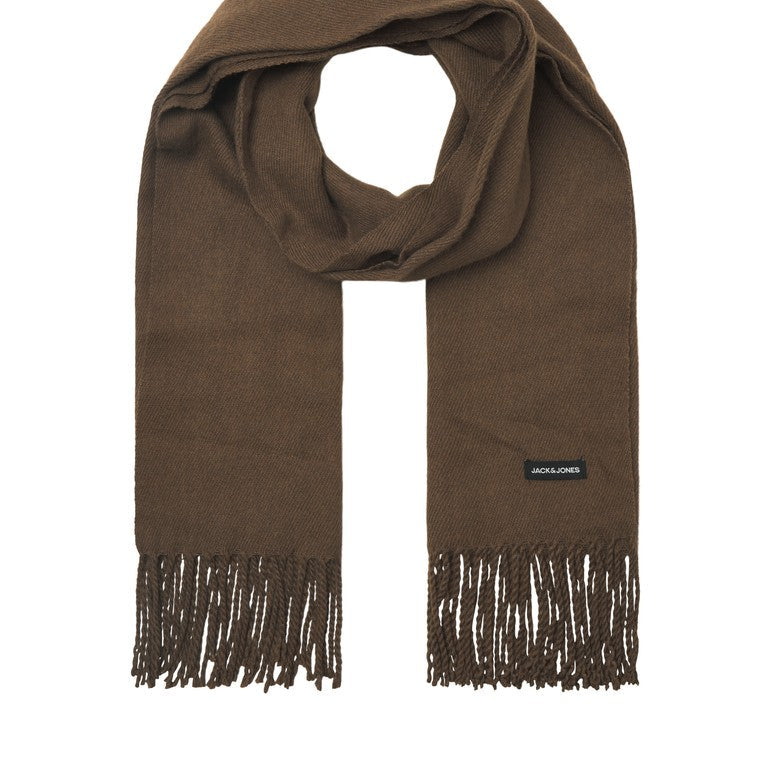 Jack & Jones JACSOLID woven scarf in Brown - style 12140332