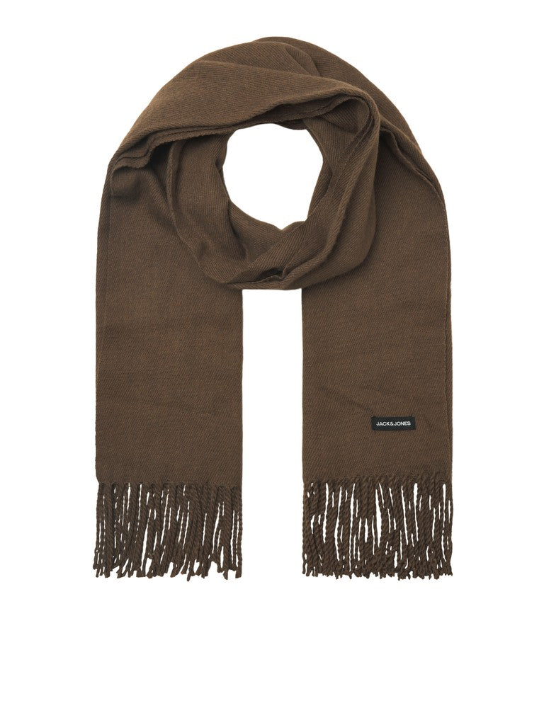 Jack & Jones JACSOLID woven scarf in Brown - style 12140332