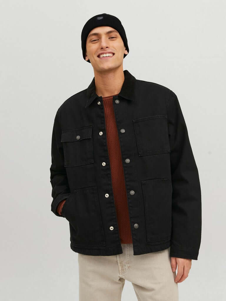 Jack & Jones JACDNA knit beanie - Black