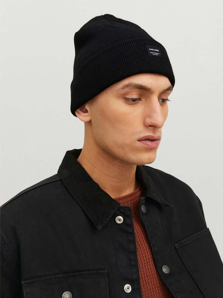 Jack & Jones JACDNA knit beanie - Black
