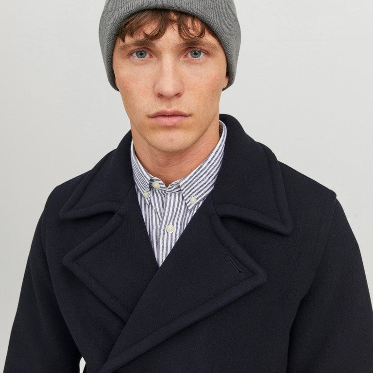 Jack & Jones JACDNA knit beanie - Grey Melange