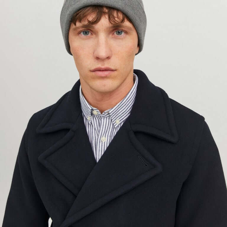 Jack & Jones JACDNA knit beanie - Grey Melange