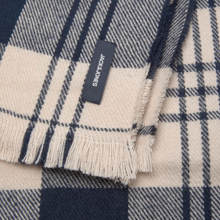 Jack & Jones JACFROST Beanie & Scarf Gift Box Men’s Winter Knit Set, Navy