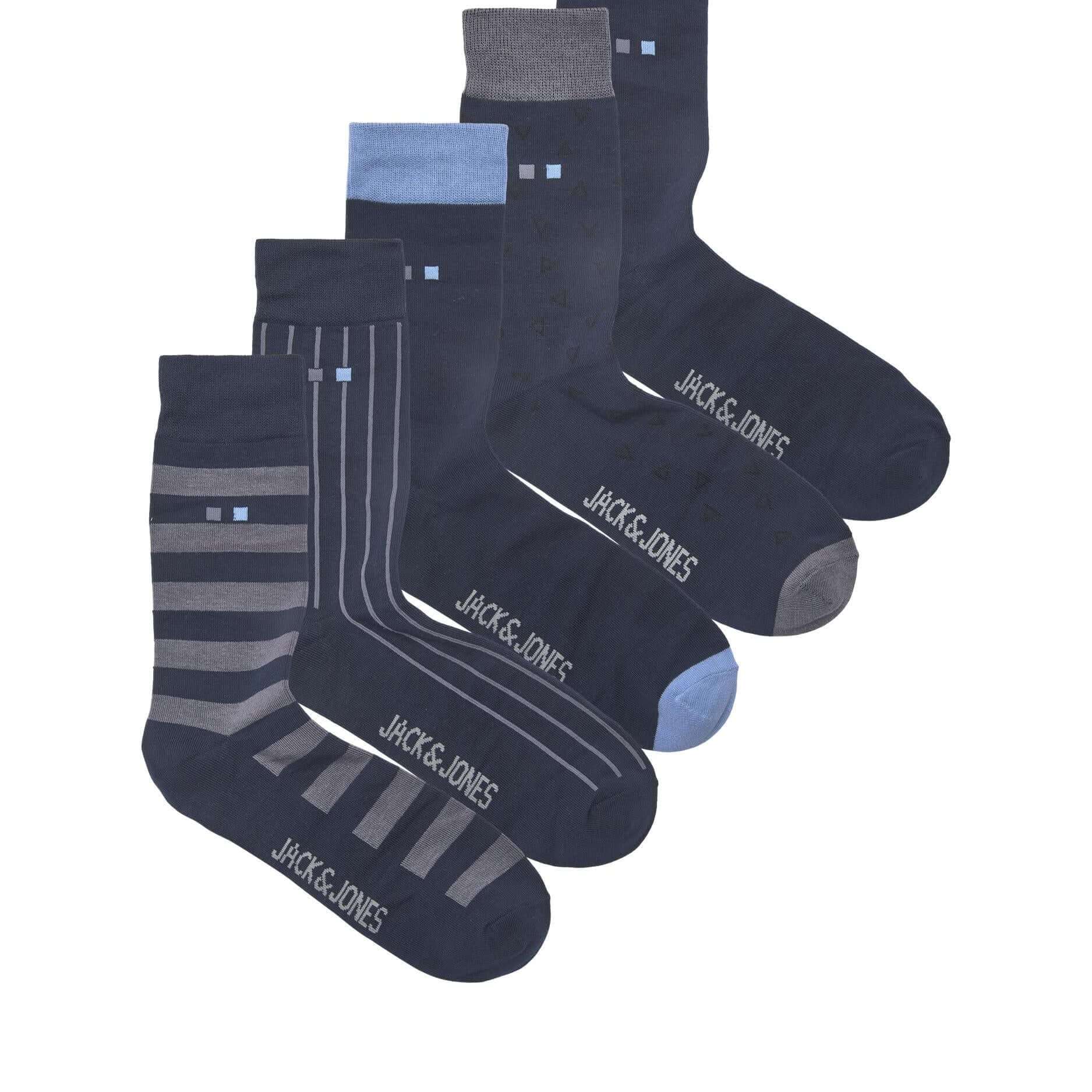 Jack & Jones - JJACTOM Christmas/ Xmas Socks Giftbox - Navy Peacoat