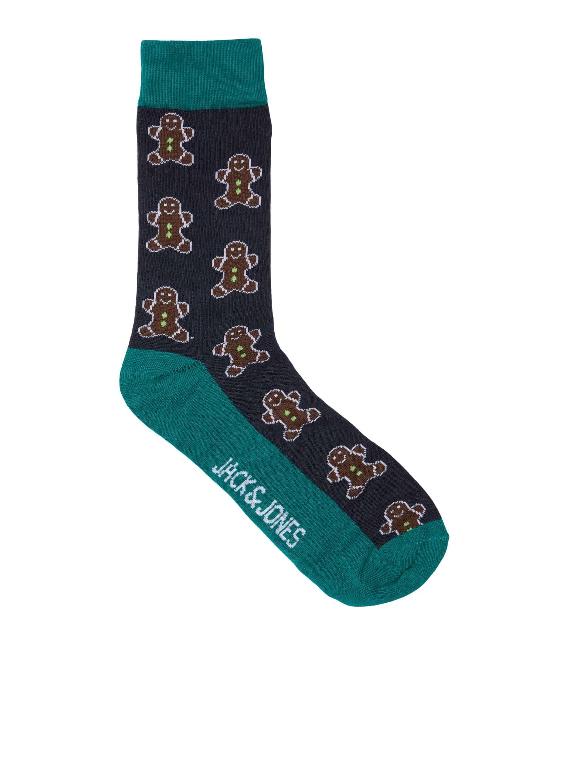 Jack & Jones - Mens JACSWEET Christmas Socks Giftbox (5-pack)