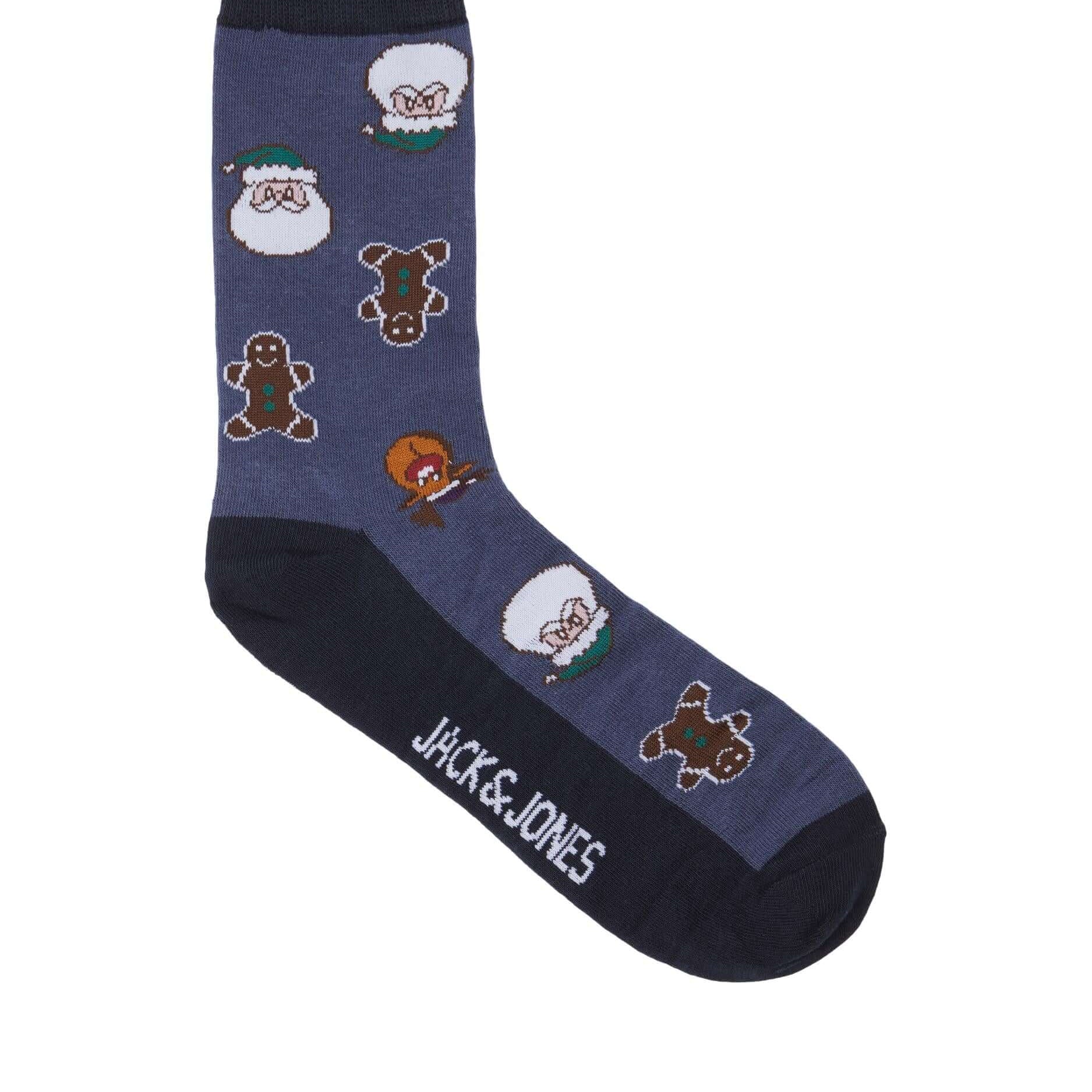 Jack & Jones - Mens JACSWEET Christmas Socks Giftbox (5-pack)