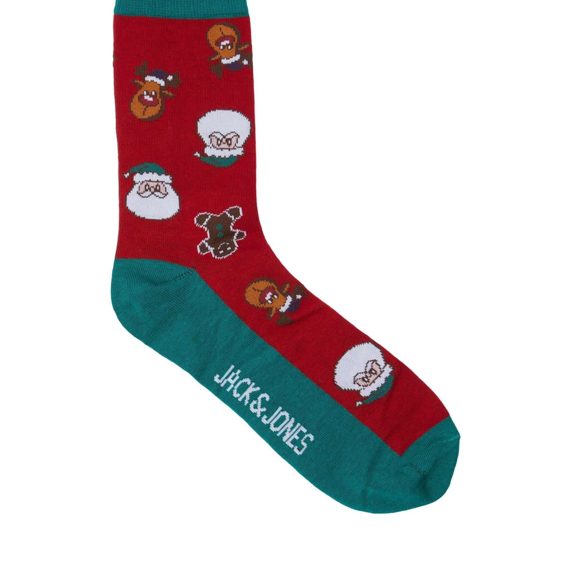 Jack & Jones - Mens JACSWEET Christmas Socks Giftbox (5-pack)