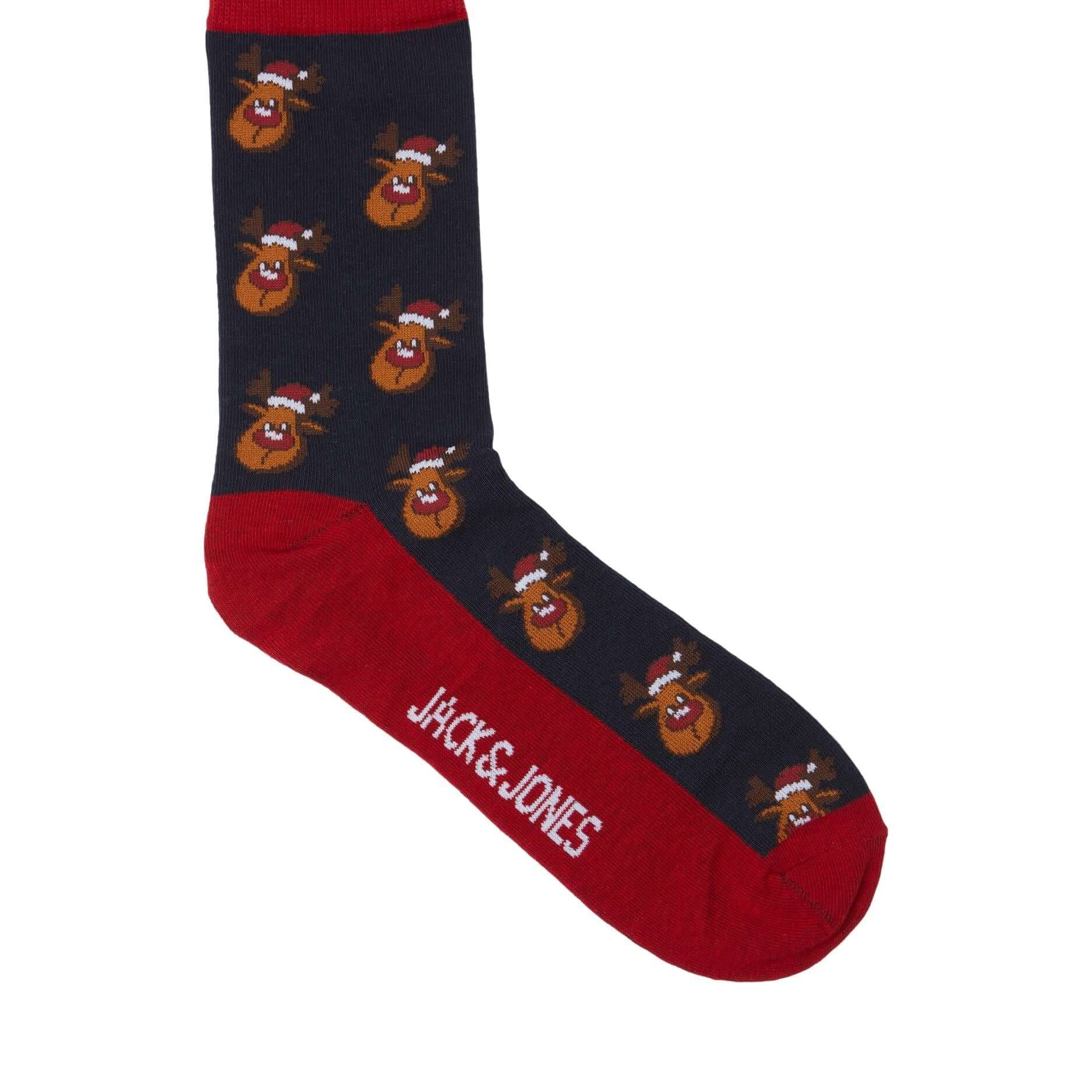 Jack & Jones - Mens JACSWEET Christmas Socks Giftbox (5-pack)