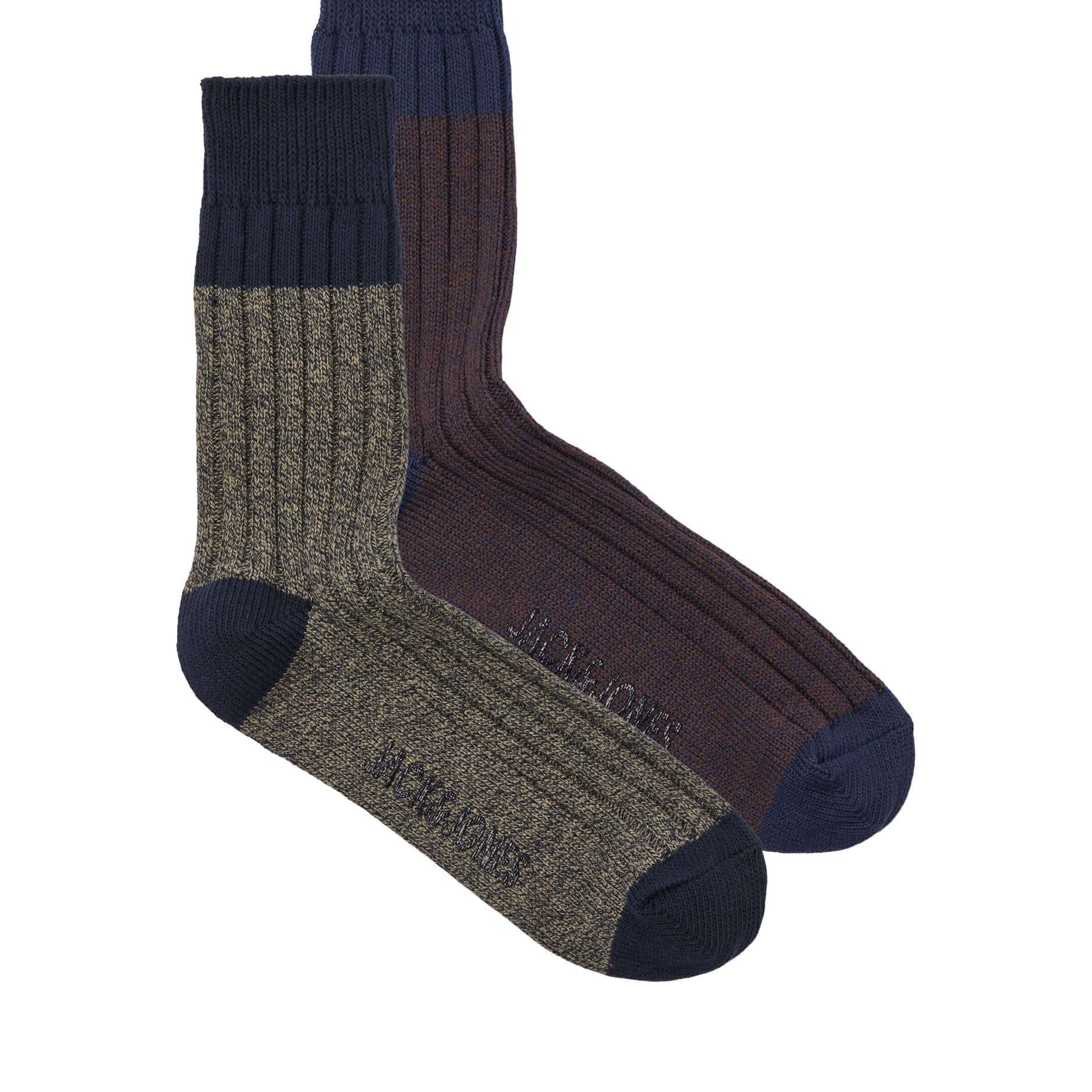 Jack & Jones - JACTWISTED Socks - Olive Chestnut