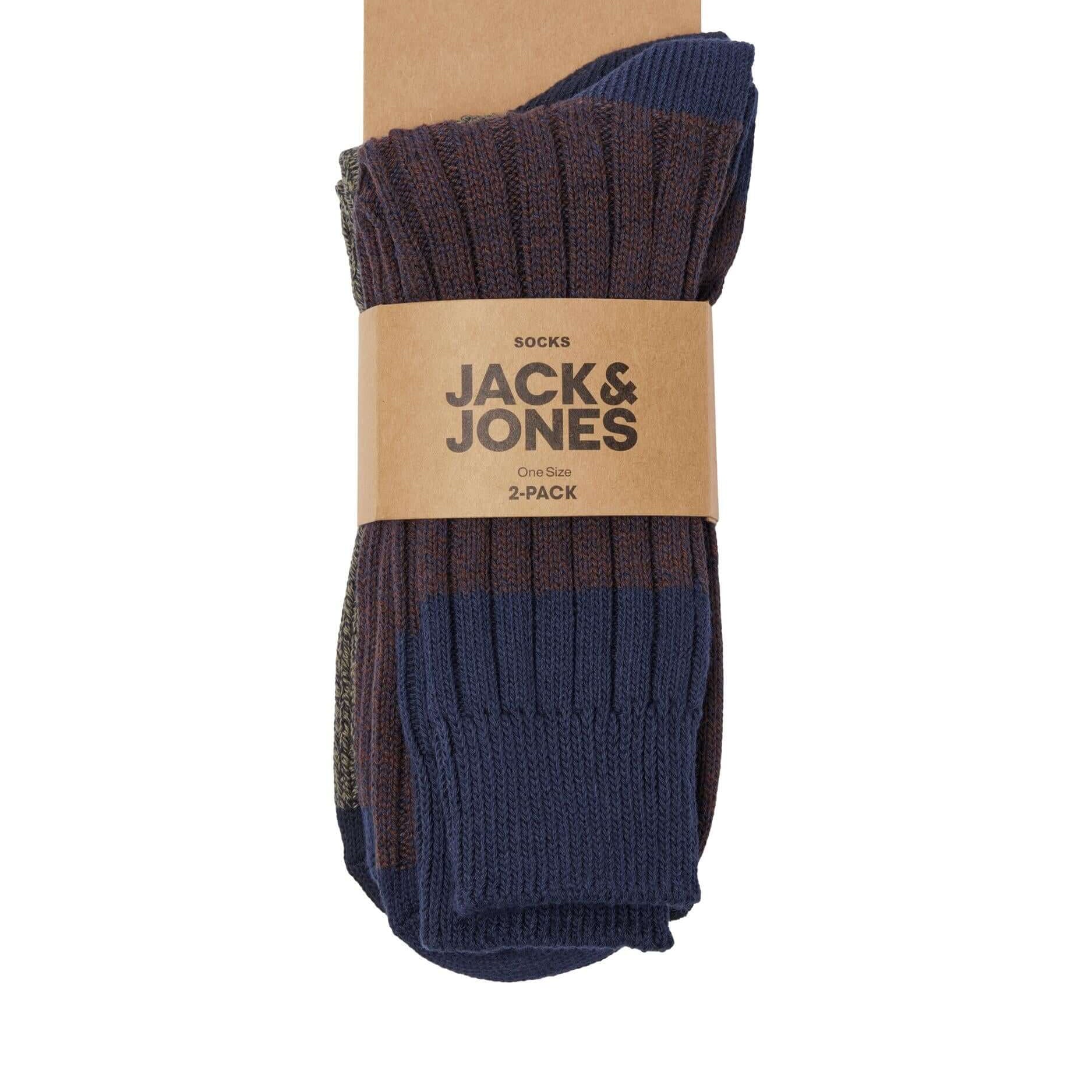 Jack & Jones - JACTWISTED Socks - Olive Chestnut