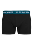 Jack & Jones 3 Pack JacJonas Trunks - Black Multi