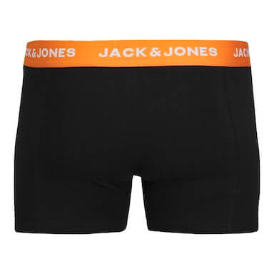 Jack & Jones Jacoliver 5 Pack Cotton Stretch Trunks - Black Multi