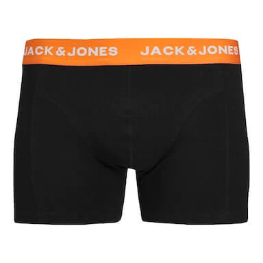 Jack & Jones Jacoliver 5 Pack Cotton Stretch Trunks - Black Multi