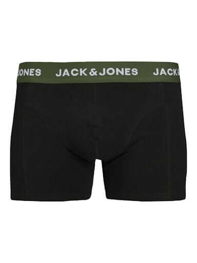Jack & Jones Jacoliver 5 Pack Cotton Stretch Trunks - Black Multi