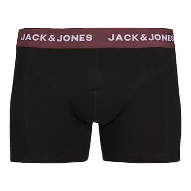 Jack & Jones Jacoliver 5 Pack Cotton Stretch Trunks - Black Multi
