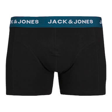 Jack & Jones Jacoliver 5 Pack Cotton Stretch Trunks - Black Multi