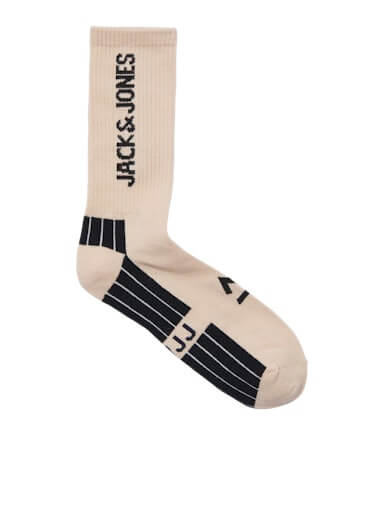 Jack & Jones 5 Pack Jacwes Tennis Sports Socks - Multi ( 7-11 )
