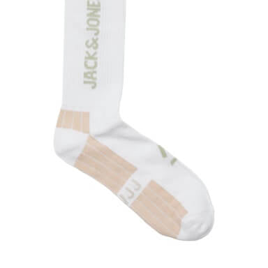 Jack & Jones 5 Pack Jacwes Tennis Sports Socks - Multi ( 7-11 )