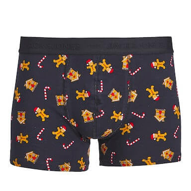 Jack & Jones JacXmas Check Underwear & Socks Giftbox - Multi