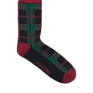 Jack & Jones JacXmas Check Underwear & Socks Giftbox - Multi