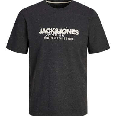 Jack & Jones 3 Pack JJalvis Crew Neck T-Shirts - Green/Blue/Charcoal