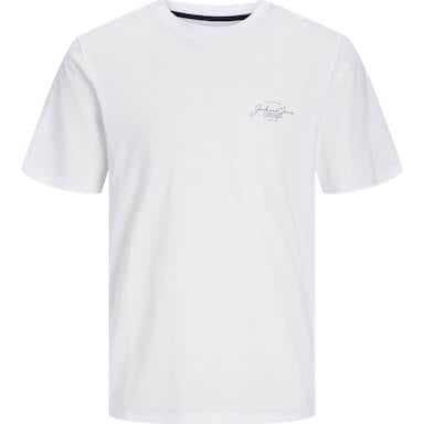 Jack & Jones 3 Pack JJFERRIS Crew Neck T-Shirts - Green/Black/White