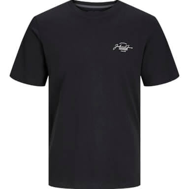 Jack & Jones 3 Pack JJFERRIS Crew Neck T-Shirts - Green/Black/White