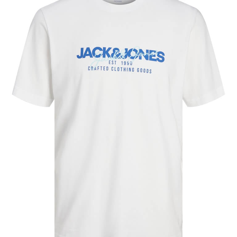Jack & Jones 5 Pack JWHALVIS 100% Cotton Crew Neck T-Shirts - Multi