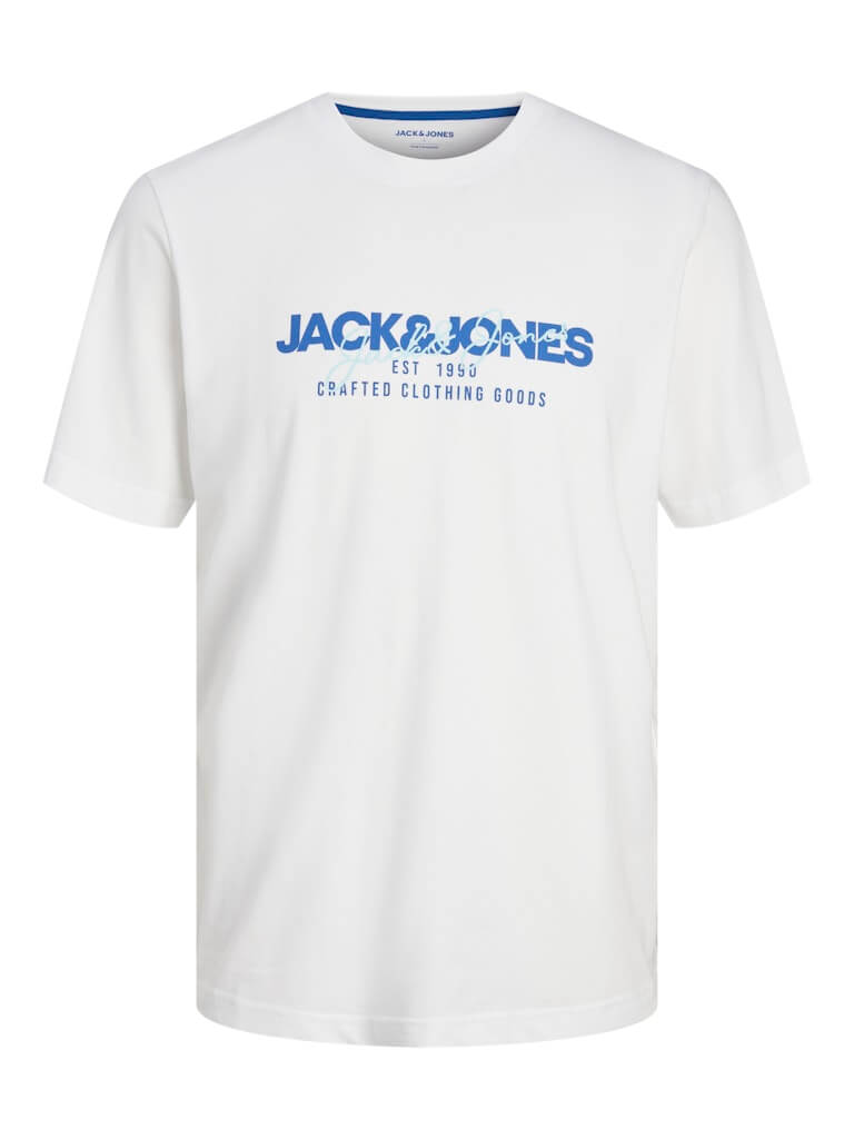 Jack & Jones 5 Pack JWHALVIS 100% Cotton Crew Neck T-Shirts - Multi