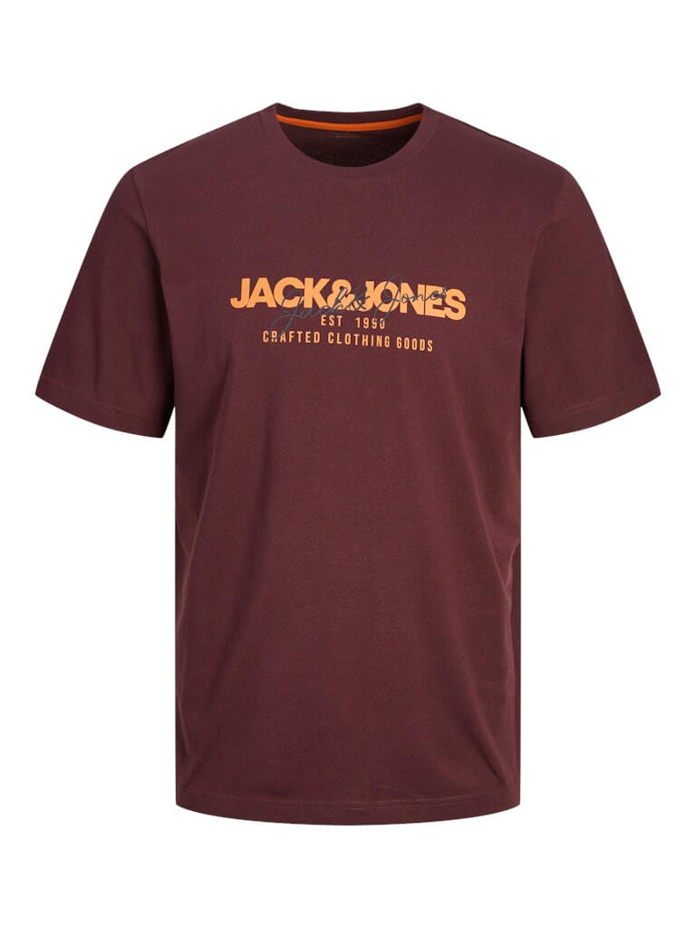 Jack & Jones 5 Pack JWHALVIS 100% Cotton Crew Neck T-Shirts - Multi